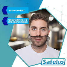 SAFEKO Disposable Honeycomb Nylon Beard Nets