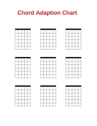 Blank Chord Chart