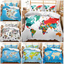 Si tratta di una mappa del mondo molto bella che è costituito da. Set Di Biancheria Da Letto Elegante Mappa A Colori 2021 Copripiumino Moda Federa Copripiumino Stampa Digitale 3d Mappa A Colori Kit Copripiumino Cool Duvet Cover Set Aliexpress