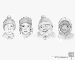 Realistic Sketch Of The South Park Boys South Park Characters South Park Drawings