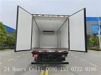 5.5 Meters Cooling Van Box JAC 170HP Cummins Engine 10 Tons Refrigerated  Van Truck