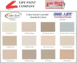 16 genuine a plus elastomeric paint color chart