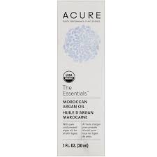 Acure Organics The Essentials Marokkanskoe Arganovoe Maslo 1 Zh Unc 30 Ml Argan Oil Moroccan Argan Oil Nontoxic Beauty