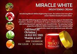 Miracle white advance repair brightening cream adalah cream terbaik untuk merawat masalah kulit jerawat, jeragat, dan kusam, disamping membantu mencerahkan kulit anda. Miracle White Miracle White Brightening Cream