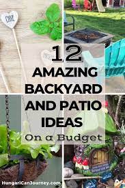 12 Amazing Backyard And Patio Ideas On A Budget Learn To Create Beautiful Things Outdoor Patio Decor Budget Backyard Backyard Makeover