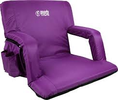 Amazon Com Brawntide Wide Stadium Seat For Bleachers Extra Thick Padding Adjustable Bleacher Stra Stadium Seats Stadium Chairs Stadium Seats For Bleachers