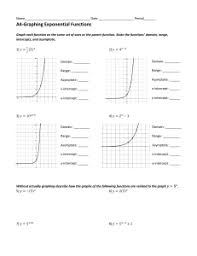 We call a function whose form satisfies , où 0 1. Mcr 3u Exponential Functions Test