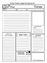 Make your headline short and snappy. Newspaper Worksheet Articles For Kids Articles Activities Article Writing