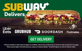 Subway Delivers Food Eat Sub Sandwiches