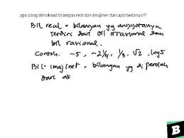 Apa Yang Dimaksud Bilangan Real Dan Imajiner Dan Apa Bedanya Youtube