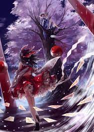 touhou reimu hakurei and yuyuko saigyouji イラスト 壁紙 東方 アニメの壁紙