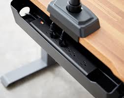 Sturdy wood construction provides stability while the smooth melamine finish makes the desk durable. Shop Cable Management Tray Organize Wires And Cords Vari