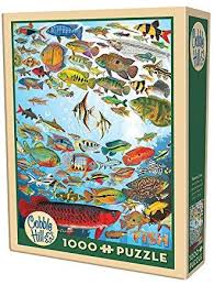 Our best selling jigsaw puzzles always include the high quality images from teacups, doughnuts, nancy drew, and bird puzzles. Cobble Hill 51794 Puzzles Tropical Fish Amazon Co Uk Toys Games