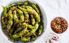 Spicy Garlic Edamame Vegan Gluten Free Edamame Recipes Edamame Recipes Spicy Spicy Recipes