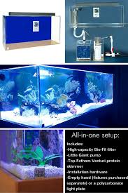 Clear For Life Deluxe All In One Fresh Or Saltwater Acrylic Rect Aquarium 50 300 Galllons Aquarium Saltwater Aquarium Fish Saltwater Aquarium
