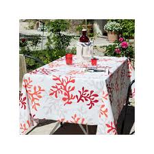 Saw something that caught your attention? Coated Tablecloth Red Coral