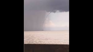 The waterspout formed around 3 p.m. Watch Waterspout Spotted Off Gulf Of Paria Loop Trinidad Tobago