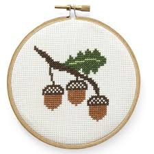 Free christmas cross stitch patterns to print. Country Living S Free Cross Stitch Patterns Cross Stitch Patterns Simple Cross Stitch Fall Cross Stitch