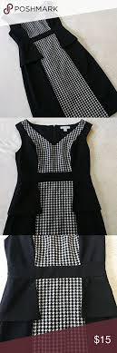 Listing Nyco Houndstooth Paneled Dress Panel Dress Dresses Clothes Design