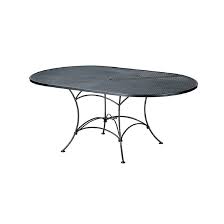 Steel mesh patio dining table. Woodard Briarwood Mesh Metal Dining Table Reviews Wayfair