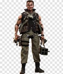 Commando levels gradually get better as. Arnold Schwarzenegger John Matrix The Commando Hot Toys Limited Figurine Transparent Png