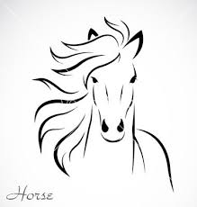 Horse Vector Art Download Vectors 1294154 Horse Silhouette Horse Outline Horse Art