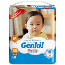 Nepia genki diapers pants xl26 adalah popok dari jepang yang kini mulai beredar di pasar indonesia. Genki Diaper Pant Mega Size 60 Pieces Medium