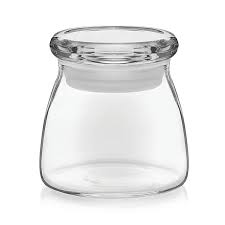 In the kitchen you can fill a series of them with dried pastas, beans and grains, and in the craft room you can let your colorful supplies shine by filling this glass container. Libbey Glass Vibe Spice Jars In Clear Set Of 12 Bed Bath Beyond