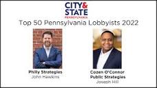 City and State PA Names the Top 50 Pennsylvania Lobbyists of 2022