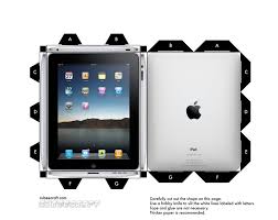 Un Ipad En Papercraft X 2 Paper Toy Fr Paper Models Paper Toys Barbie Printables