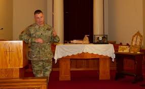 Command Sgt. Maj. Carey Welsh, senior enlisted advisor,