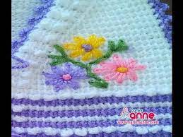 Bebek Yelek Modeli Yapilisi Cicek Islemesi Baby Knitting Patterns Bebek Yelek Bebek