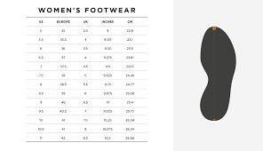 shoe size guide charismatic ladies