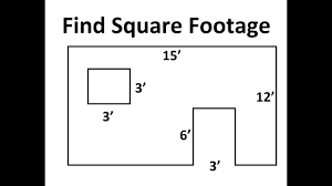 Length x width = square feet. Find Square Footage Of A Wall Not Including The Window And Door Youtube
