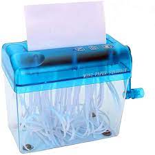 There was a hole for a retaining pin in the driveshaft. Manual Shredder Grey Hand Crank File Paper Shredder Heavy Duty Color Paper Cut Shredder For Office Home School Blue Orange Pink Grey Shredder Optional Office Electronics Accessories Clinicadelpieaitanalopez Com