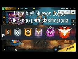 Este se encuentra bajo el nombre de ranked, en español clasificatoria. Asi Lucen El Nuevo Diseno De Logos En Los Rangos De Clasificatoria De Free Fire Tutorialgames Youtube