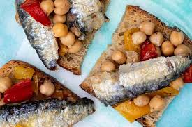Heat a skillet and place the marinated fish. Sardines On Toast With Chickpea Salad Vanilla Bean Cuisine