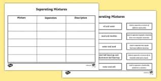 Maybe you would like to learn more about one of these? Separating Mixtures Worksheet Science Year 5 And 6