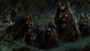 You may be looking for information on the wither storm variant from minecraft: Demon Wolf Wallpapers Top Free Demon Wolf Backgrounds Wallpaperaccess
