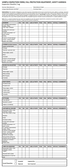 Free height safety inspection tags request a free sample pack now! Harness Inspection Form 12 Reasons Why You Shouldn T Go To Harness Inspection Form On Your O Book Report Templates Report Template How To Plan