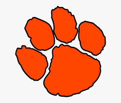 Clemson university tiger paw square sticker | zazzle.com. Clemson Tiger Paw Clipart Clip Art Clemson Paw Print Hd Png Download Transparent Png Image Pngitem