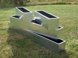 Eden respect luminair planter trough 36cm waterproof,indoor use pearl*aust brand. Trough Galvanised Steel Planters