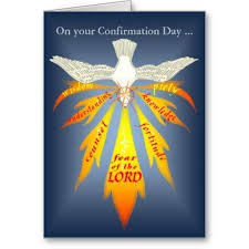 Confirmation Card Gifts Of The Holy Spirit Confirmation Cards Art Class Catholic Gifts