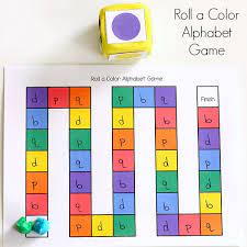 The link below will generate a worksheet with the upper case and lower case letters in random order. Roll A Color Alphabet Game