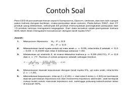 Contoh soal uji hipotesis 1 youtube. Pengujian Hipotesis Ppt Download