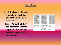 Check spelling or type a new query. Colloidal State Definition A Colloidal State Of Matter