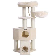 With over 5,000 positive reviews on amazon and a 4.6/5 rating on the site, this cat tree from go pet club is regarded as one of the best options for large cats. Feandrea Cat Tree Large Cat Tower With Fluffy Plush Perch Cat Condo With Basket Lounger And Cuddle Cave Extra Thick Posts Completely Wrapped In White Sisal Kittymews Cat News From