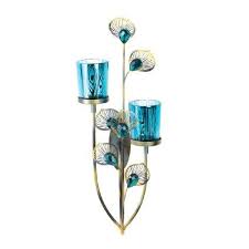 Check spelling or type a new query. Koehler Home Decor Exotic Peacock Plume Wall Sconce Home Decor Candle Sconces Urbytus Com