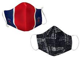 Voir plus d'idées sur le thème short psg, psg, survetement. Paris Saint Germain 2 X Masque Anti Projections Reutilisable Lavable Psg Collection Officielle Amazon Fr Sports Et Loisirs