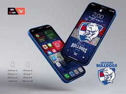 Bulldogs shark high definition desktop wallpapers. Masey Aflw 2021 Glitter Wallpaper Series March